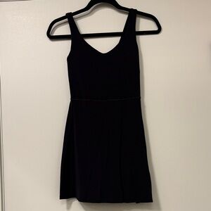 Aerie Black Sleeveless Workout Dress